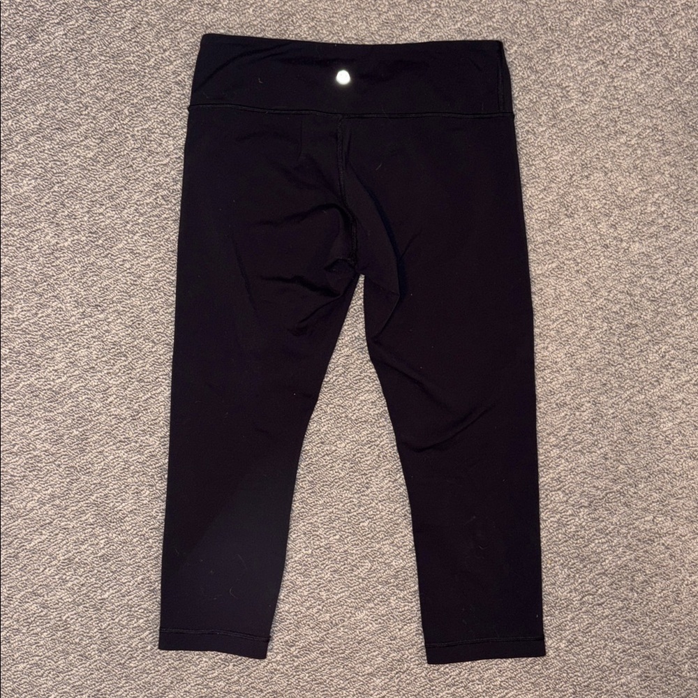 Lululemon Wunder Under Crop III *Full-On Luon 21" in Black